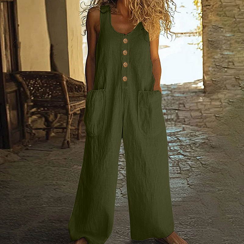 Beloria Jumpsuit - Army Green