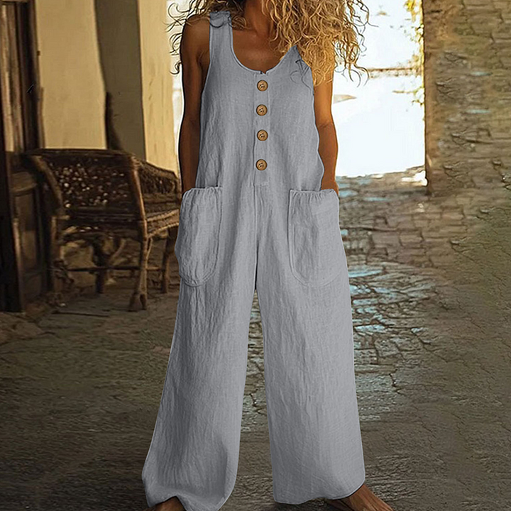 Beloria Jumpsuit - Silver Grey
