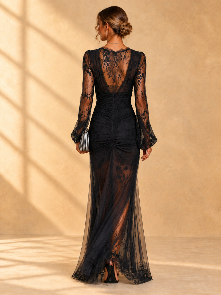Valetina dress back view